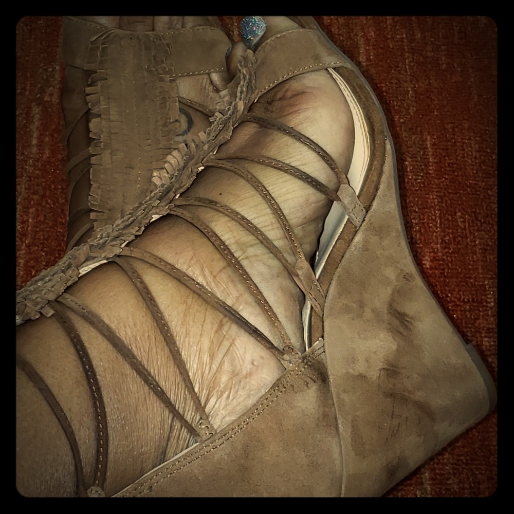 Brown Suede sandals